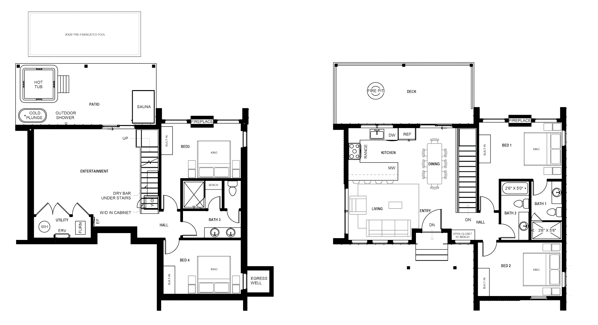 Glacier floor plan